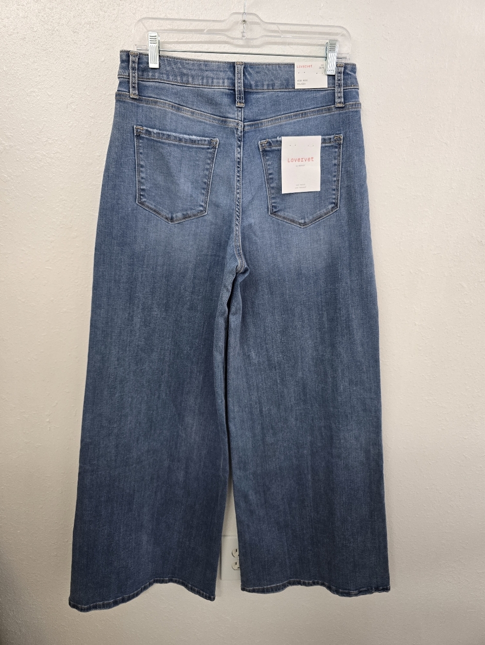 Lovervet by vervet NWT High Rise Palazzo Jeans Sz 30 11 - Picture 8 of 9